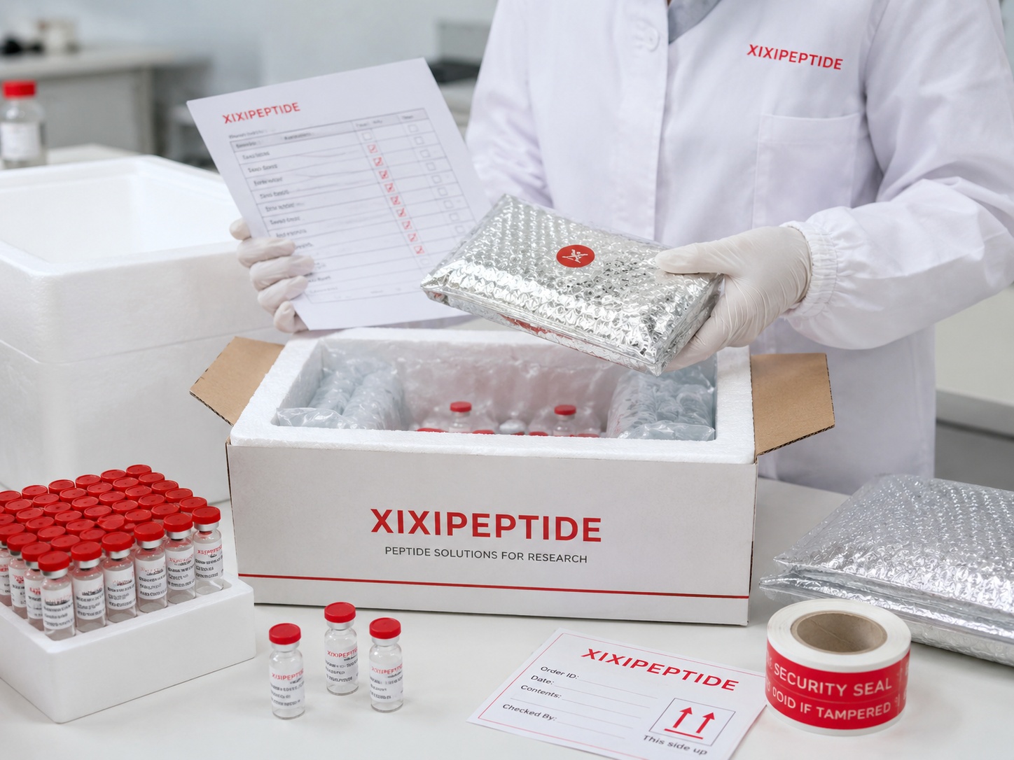 Protective packing and order preparation